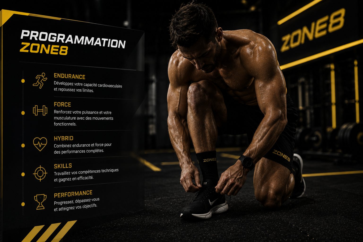 Programme d'entraînement Hyrox adapté aux femmes, endurance et force fonctionnelle